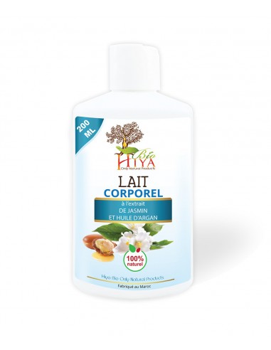 Lait Corporel de jasmin et huile d'argan 200 ml