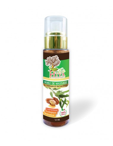 Huile De Massage à L'argan et Eucalyptus 50 ml