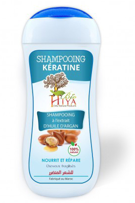shampooing d'argan et kératine