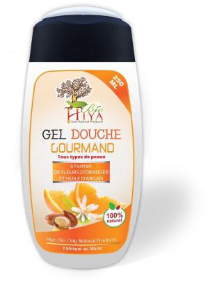 Gel douche de huile d'argan et fleur d'orangé