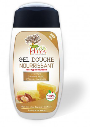 Gel Douche de huile d'argan et ombre musc