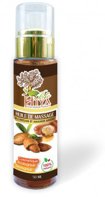 Huile De Massage àL'argan et Amande Amere 50 ml