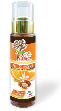 Huile De Massage À L'argan Et Fleur D'oranger 50 ml