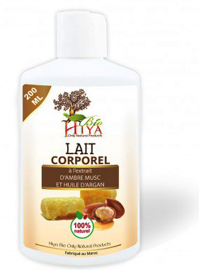 Lait Corporel D'ambre Musc Et Huile D'argan 200 ml