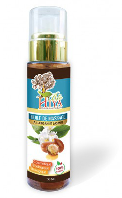 Huile De Massage À L'argan Et Jasmin 50 ml