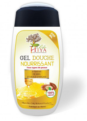 Gel Douche de huile d'argan et miel